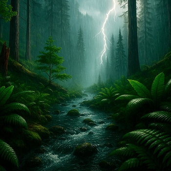 Альбом Шум дождя и тишина внутри Шум Дождя и Звук Грозы, Расслабляющая медицина, Звуки сна Окружающие Шумы