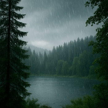 Альбом Шум дождя над луной Шум Дождя и Звук Грозы, Расслабляющая медицина, Звуки сна Окружающие Шумы