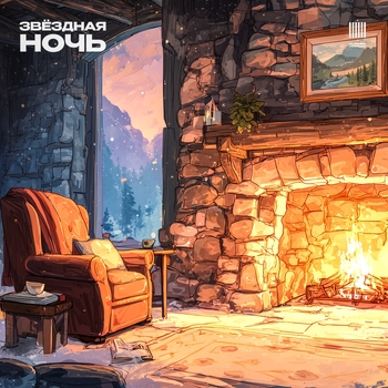 Звёздная ночь - Шёпот пламени. Колыбельные под треск камина и музыку для сна малышей нежные мелодии для спокойного сна.