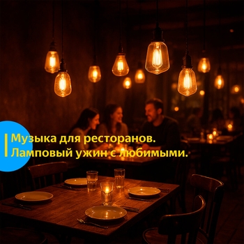 Альбом Музыка для ресторанов. Ламповый ужин с любимыми. Vond Ace, Музыка для ресторанов