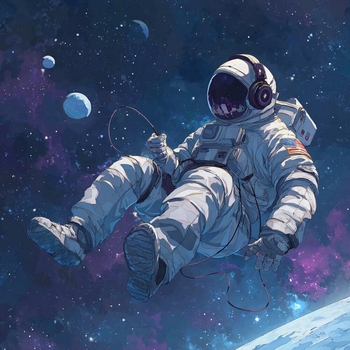 Альбом Gravity Waves Cosmo Lo-fi, Музыка для работы, Музыка для учёбы, Lo Fi Hip Hop