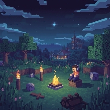 Альбом Лучшая музыка для игры в Minecraft : LoFi Mix Спокойная фоновая музыка, Lo Fi Hip Hop, Музыка для концентрации, L'Orchestra Cinematique, The Harmony Group, Современная детская музыка