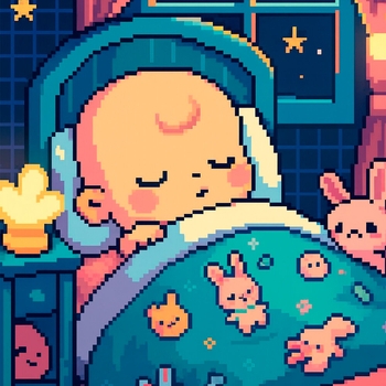 Альбом Белый шум и нежные мелодии для сна младенца Детские песни, Детские колыбельные, Музыка для сна младенца