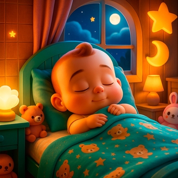 Альбом Музыка для сна малыша с белым шумом и природой Детские песни, Детские колыбельные, Музыка для сна младенца