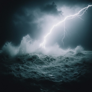 Альбом Глубокий Сон под Шторм: Мощный Дождь и Гроза у Океана Amadeus, Jamie Llewellyn, Шум Дождя и Звук Грозы