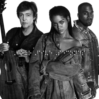 Rihanna feat Kanye West, Paul McCartney - FourFiveSeconds (Single 2015)
