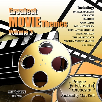 Альбом Greatest Movie Themes, Vol. 3 Hans Zimmer, James Newton Howard, Marc Reift, George Bruns, Jimmie Dodd, Prague Festival Orchestra, Miklos Rozsa