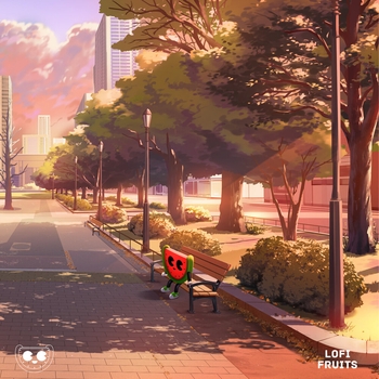 Lofi Fruits Music - Rainy Anime Lofi Mood