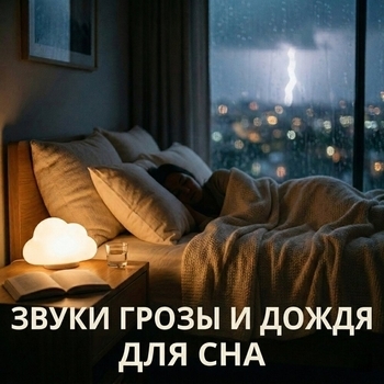 Альбом Звуки Природы: Гроза и Дождь для Глубокого Сна и Медитации Amadeus, Хорошие звуки для ума и тела, Headache Relief Unit