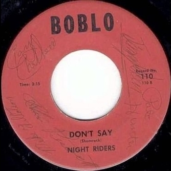 Night Riders - Don't say
