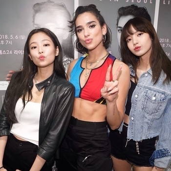 Dua Lipa and Blackpink - Kiss and Make Up