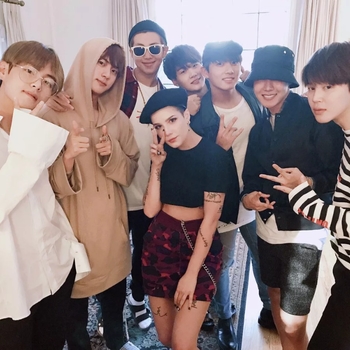 BTS and Halsey